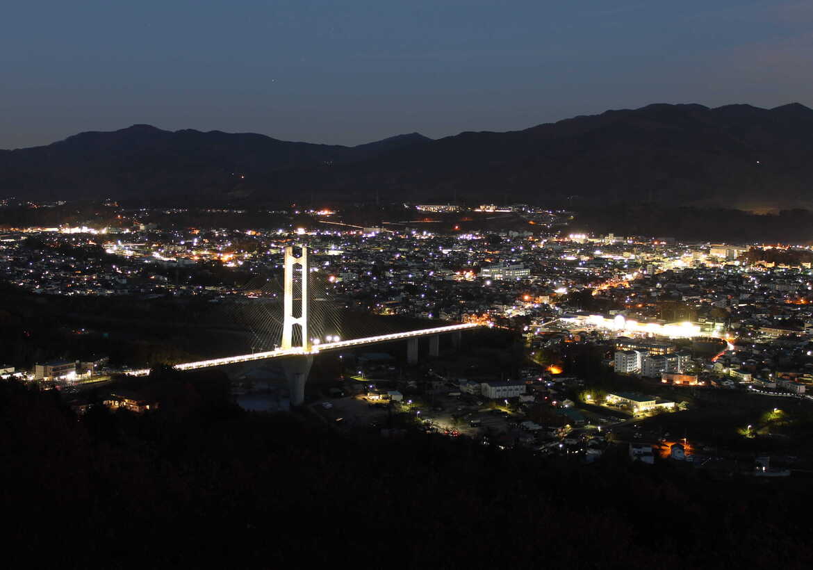 公園橋夜景